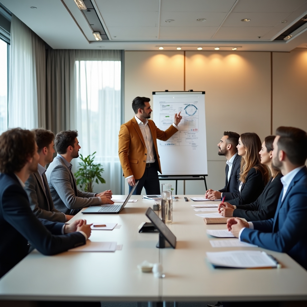 Sesiune de training pentru echipe de vânzări în București